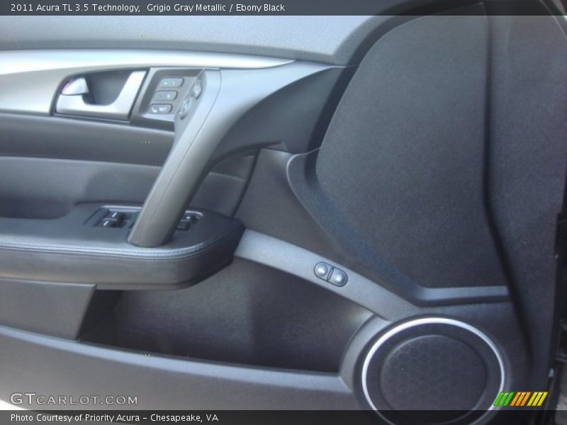 Grigio Gray Metallic / Ebony Black 2011 Acura TL 3.5 Technology