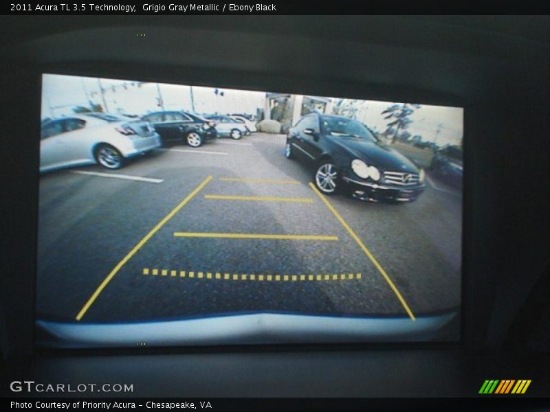 Grigio Gray Metallic / Ebony Black 2011 Acura TL 3.5 Technology