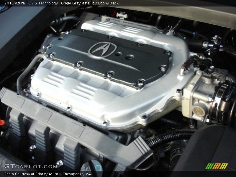 Grigio Gray Metallic / Ebony Black 2011 Acura TL 3.5 Technology