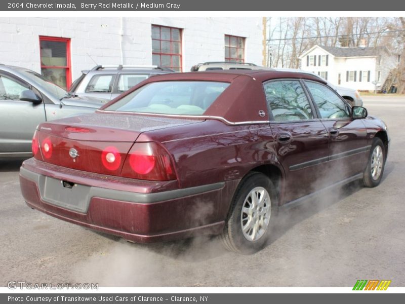 Berry Red Metallic / Medium Gray 2004 Chevrolet Impala