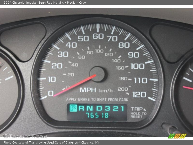 Berry Red Metallic / Medium Gray 2004 Chevrolet Impala
