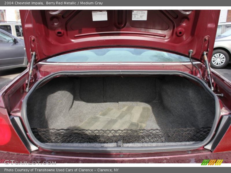 Berry Red Metallic / Medium Gray 2004 Chevrolet Impala