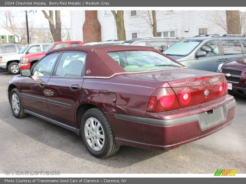 Berry Red Metallic / Medium Gray 2004 Chevrolet Impala