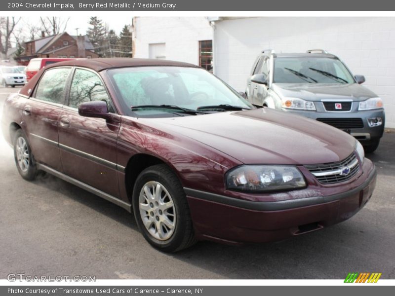 Berry Red Metallic / Medium Gray 2004 Chevrolet Impala