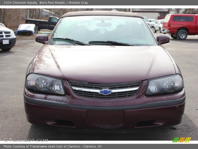 Berry Red Metallic / Medium Gray 2004 Chevrolet Impala