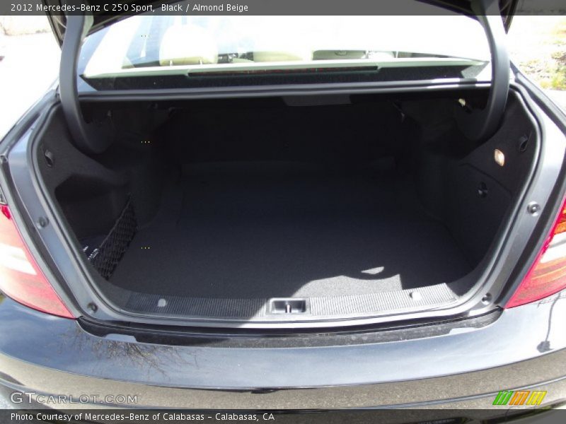Black / Almond Beige 2012 Mercedes-Benz C 250 Sport