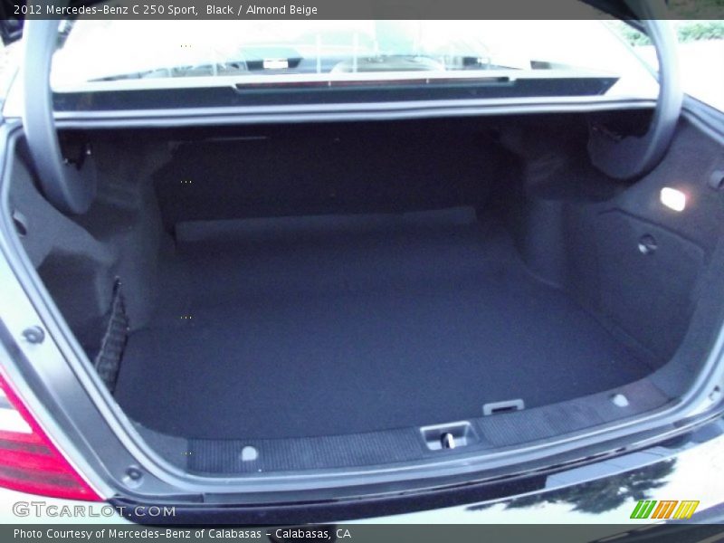 Black / Almond Beige 2012 Mercedes-Benz C 250 Sport