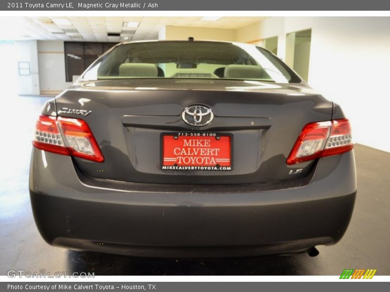 Magnetic Gray Metallic / Ash 2011 Toyota Camry LE