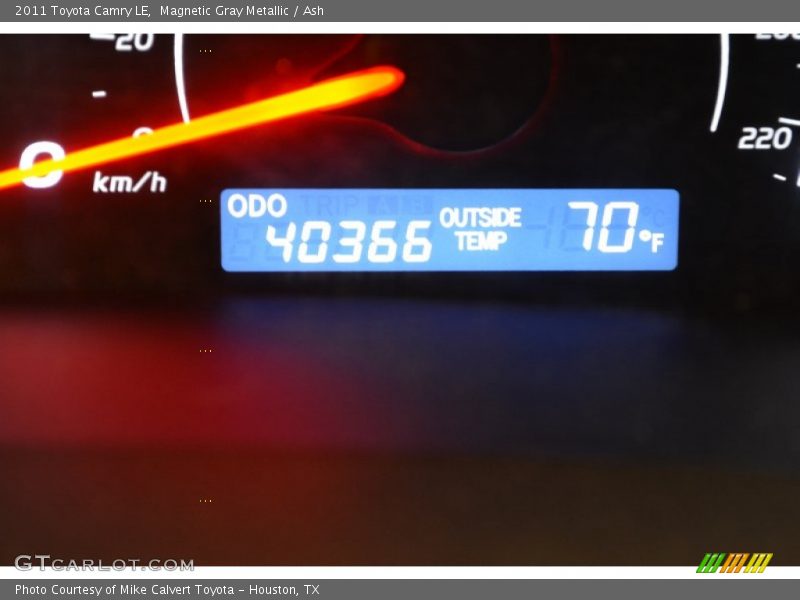 Magnetic Gray Metallic / Ash 2011 Toyota Camry LE