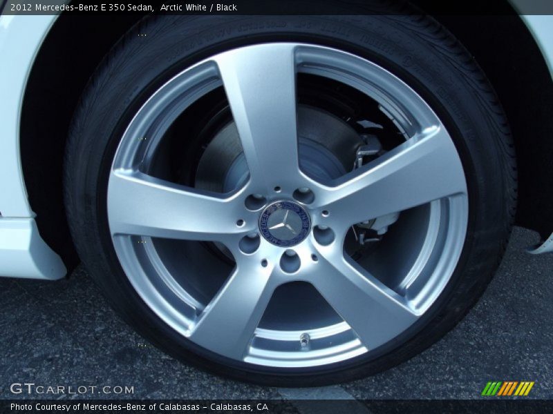 Arctic White / Black 2012 Mercedes-Benz E 350 Sedan
