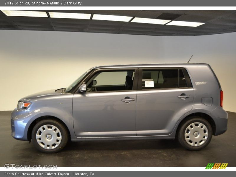 Stingray Metallic / Dark Gray 2012 Scion xB