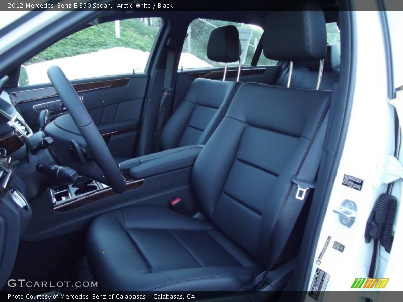 Arctic White / Black 2012 Mercedes-Benz E 350 Sedan