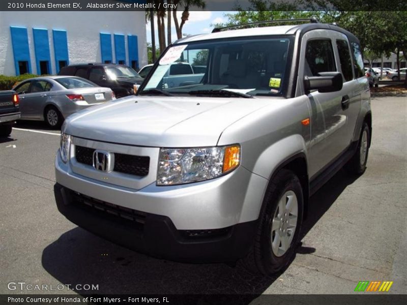Alabaster Silver Metallic / Gray 2010 Honda Element EX