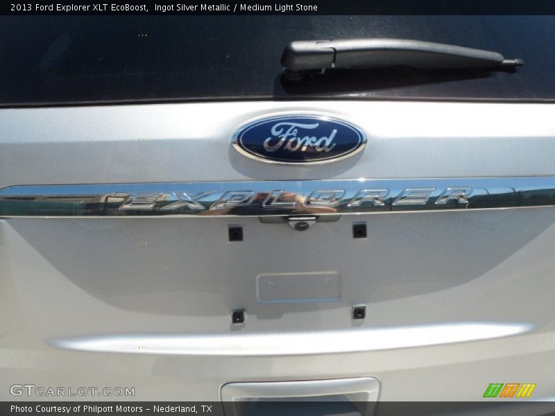 Ingot Silver Metallic / Medium Light Stone 2013 Ford Explorer XLT EcoBoost
