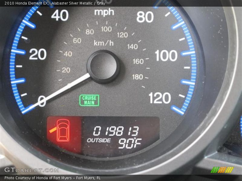 Alabaster Silver Metallic / Gray 2010 Honda Element EX