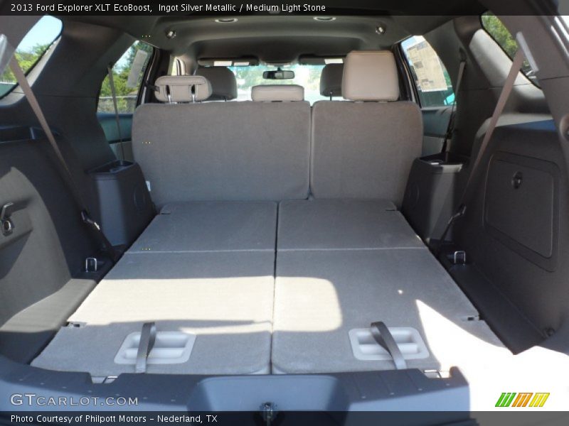 Ingot Silver Metallic / Medium Light Stone 2013 Ford Explorer XLT EcoBoost