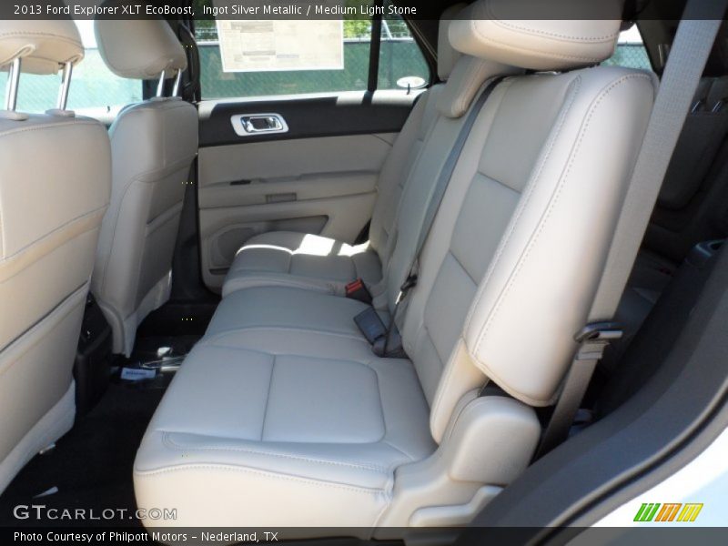 Ingot Silver Metallic / Medium Light Stone 2013 Ford Explorer XLT EcoBoost