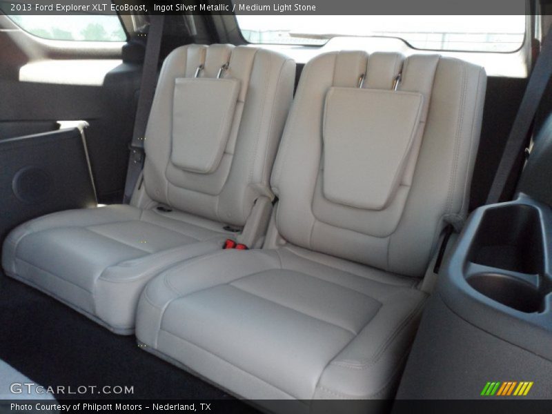 Ingot Silver Metallic / Medium Light Stone 2013 Ford Explorer XLT EcoBoost