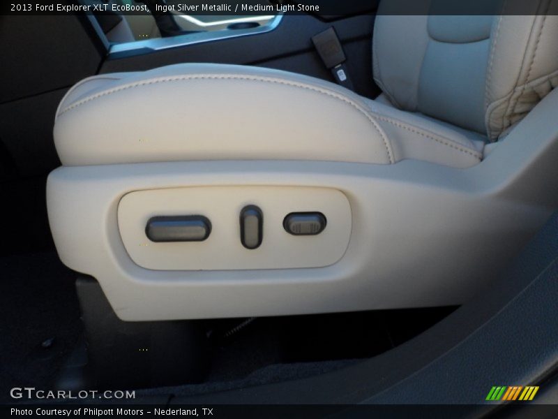 Ingot Silver Metallic / Medium Light Stone 2013 Ford Explorer XLT EcoBoost