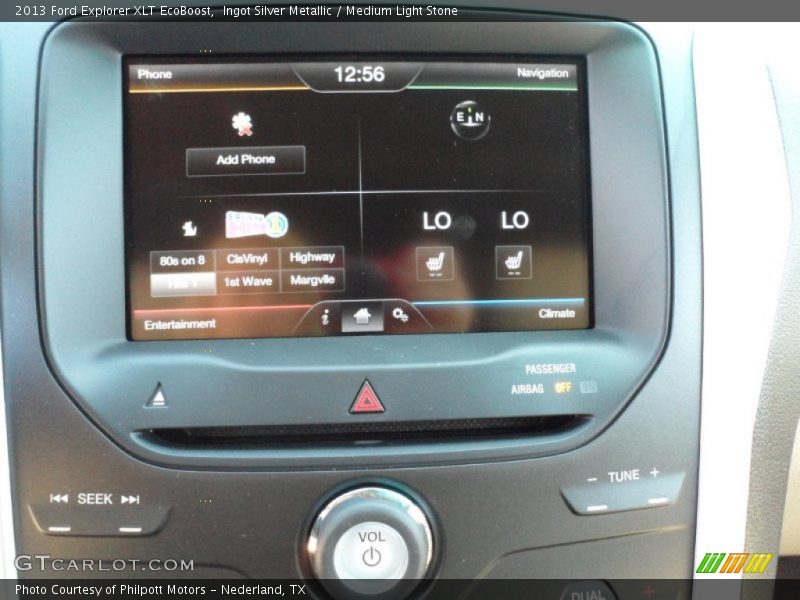Ingot Silver Metallic / Medium Light Stone 2013 Ford Explorer XLT EcoBoost
