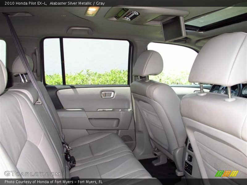 Alabaster Silver Metallic / Gray 2010 Honda Pilot EX-L