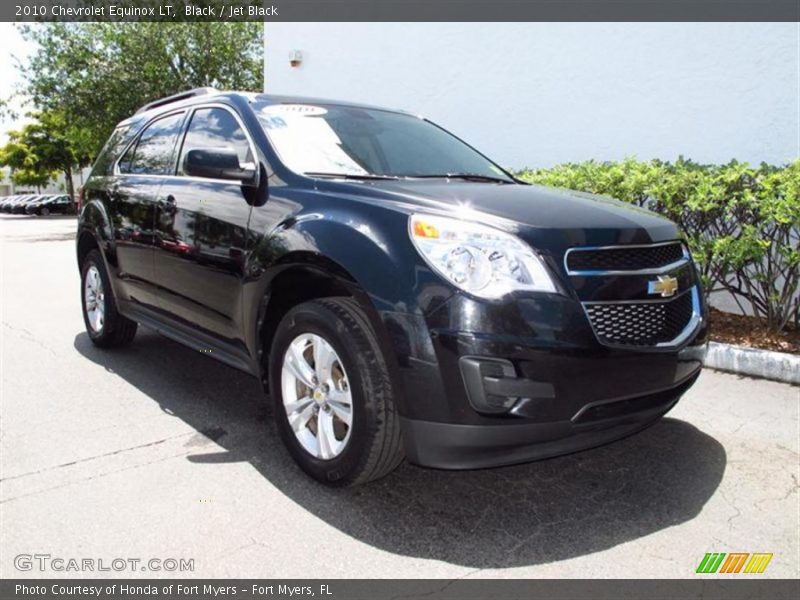 Black / Jet Black 2010 Chevrolet Equinox LT