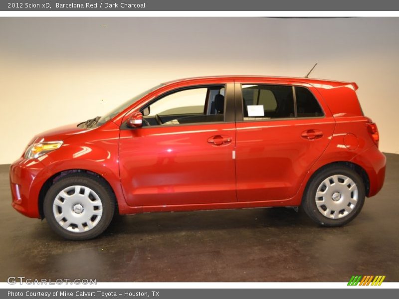 Barcelona Red / Dark Charcoal 2012 Scion xD