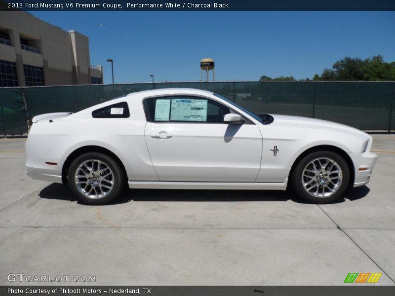  2013 Mustang V6 Premium Coupe Performance White
