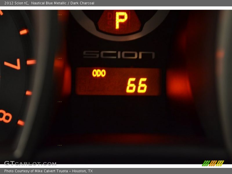 Nautical Blue Metallic / Dark Charcoal 2012 Scion tC