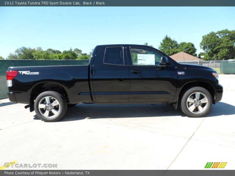 Black / Black 2012 Toyota Tundra TRD Sport Double Cab