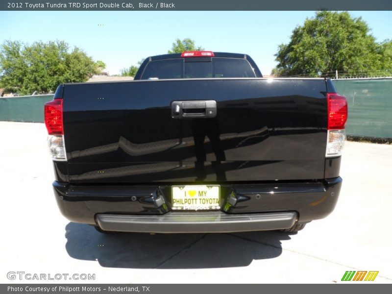 Black / Black 2012 Toyota Tundra TRD Sport Double Cab