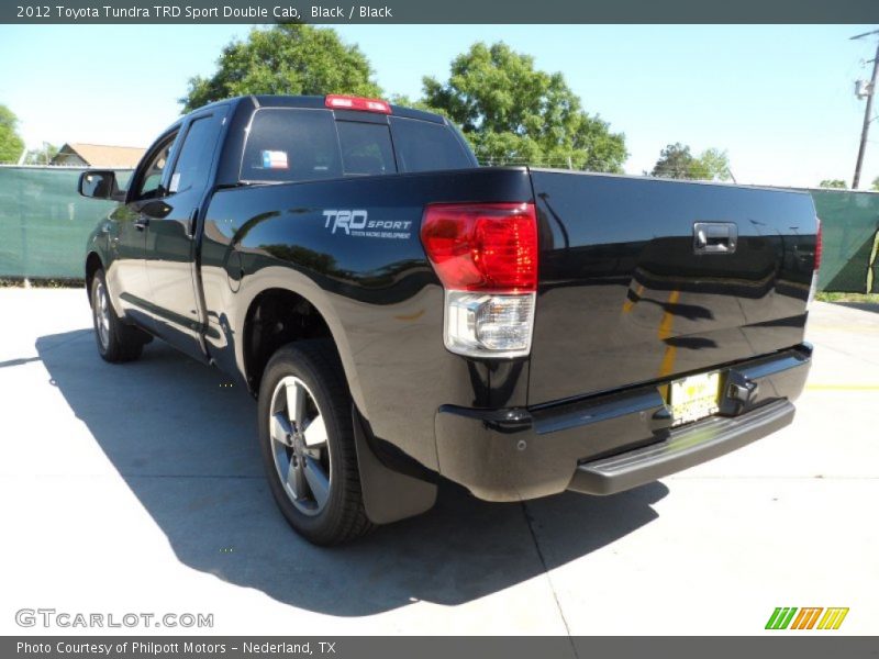 Black / Black 2012 Toyota Tundra TRD Sport Double Cab