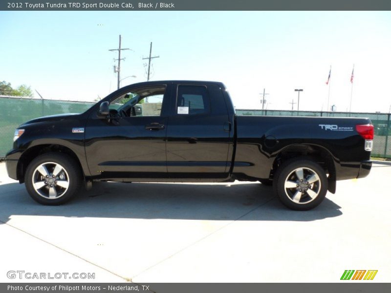 Black / Black 2012 Toyota Tundra TRD Sport Double Cab