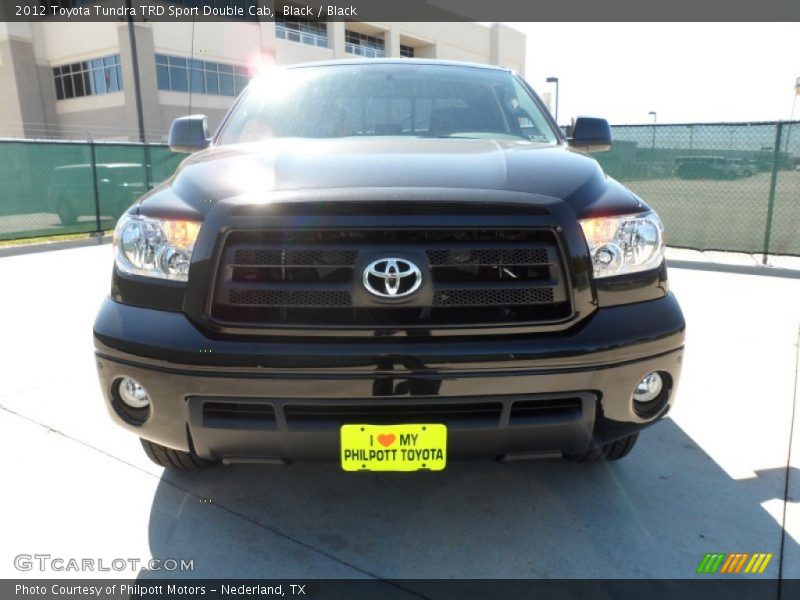 Black / Black 2012 Toyota Tundra TRD Sport Double Cab