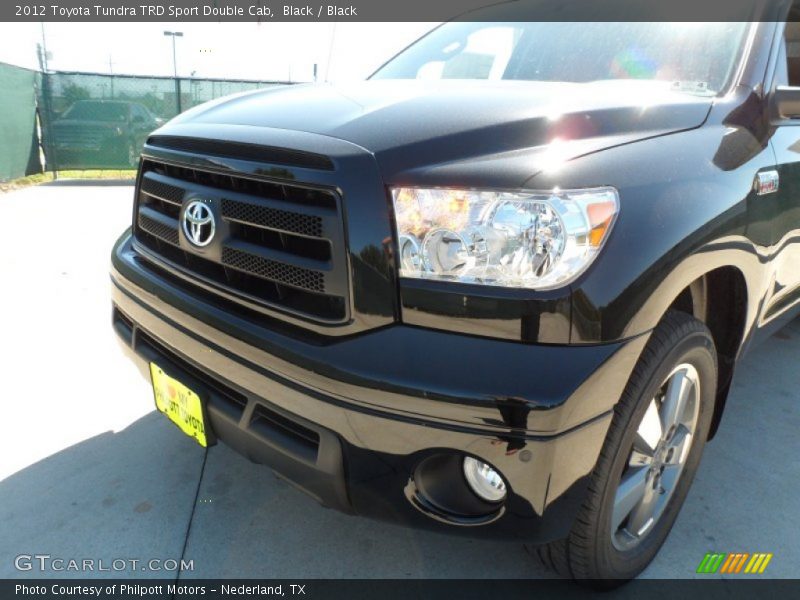 Black / Black 2012 Toyota Tundra TRD Sport Double Cab