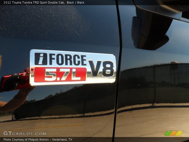 Black / Black 2012 Toyota Tundra TRD Sport Double Cab