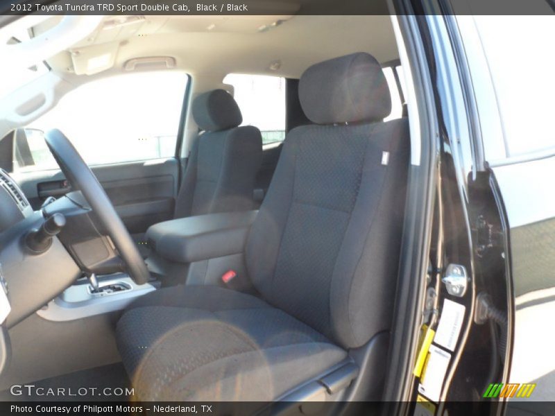 Black / Black 2012 Toyota Tundra TRD Sport Double Cab