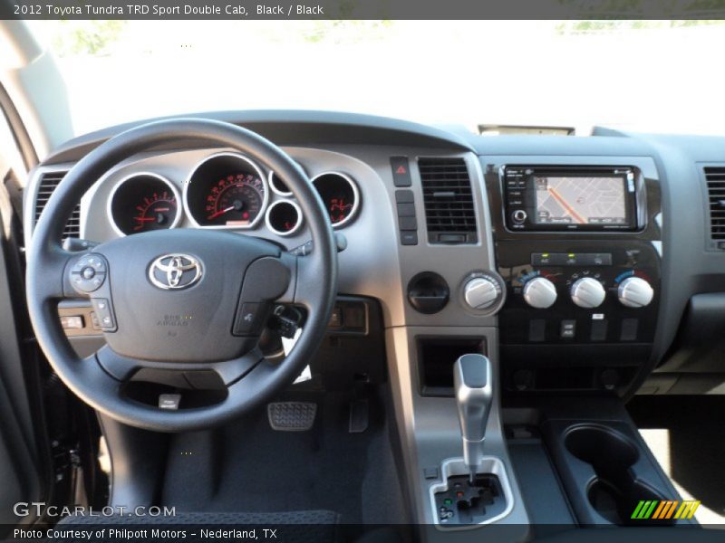 Black / Black 2012 Toyota Tundra TRD Sport Double Cab