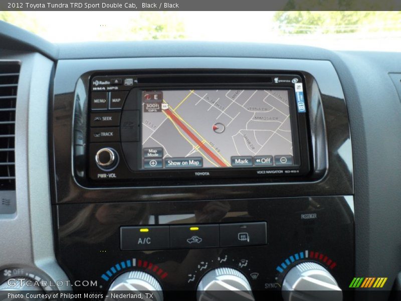 Black / Black 2012 Toyota Tundra TRD Sport Double Cab