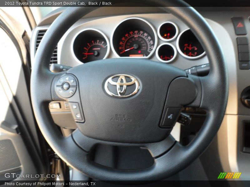 Black / Black 2012 Toyota Tundra TRD Sport Double Cab