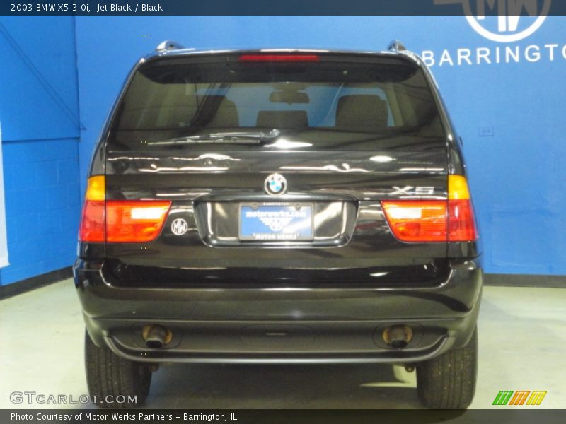 Jet Black / Black 2003 BMW X5 3.0i