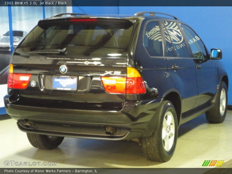 Jet Black / Black 2003 BMW X5 3.0i