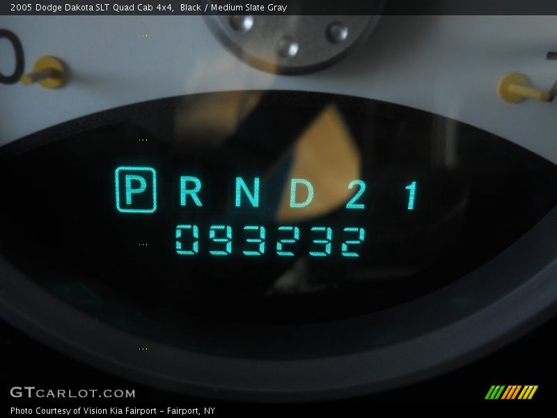 Black / Medium Slate Gray 2005 Dodge Dakota SLT Quad Cab 4x4