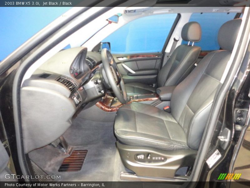 Jet Black / Black 2003 BMW X5 3.0i