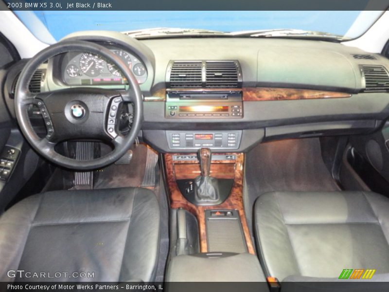 Jet Black / Black 2003 BMW X5 3.0i