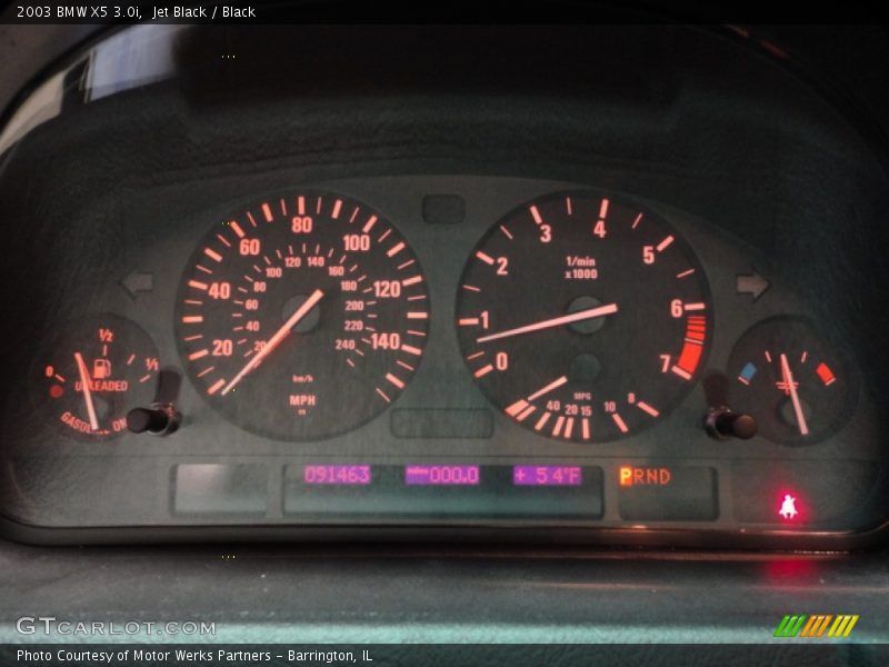 Jet Black / Black 2003 BMW X5 3.0i