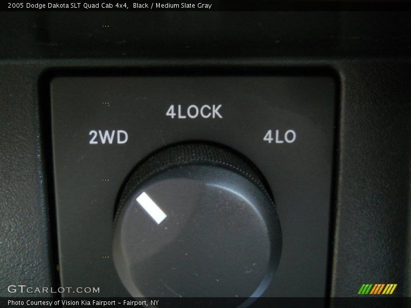 Black / Medium Slate Gray 2005 Dodge Dakota SLT Quad Cab 4x4