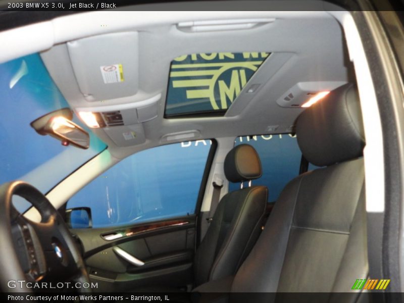 Jet Black / Black 2003 BMW X5 3.0i
