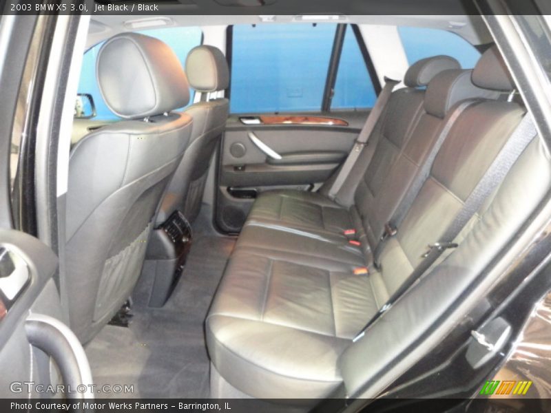 Jet Black / Black 2003 BMW X5 3.0i