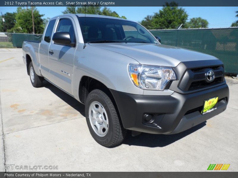Silver Streak Mica / Graphite 2012 Toyota Tacoma Access Cab